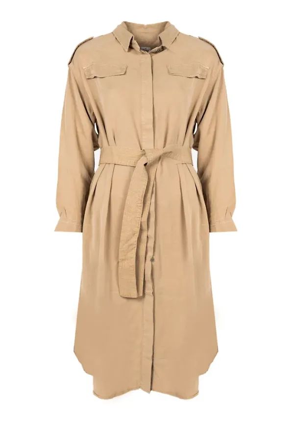 Pepe Jeans Trench Coats Beige, Dam