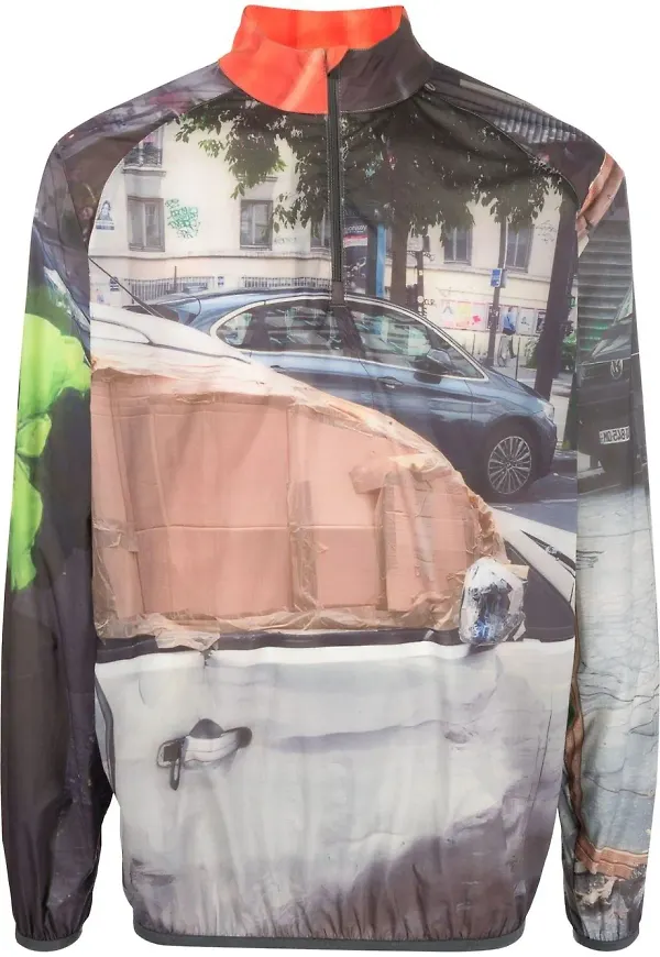 Perks And Mini Street-Life jacka med halv dragkedja - Neutral