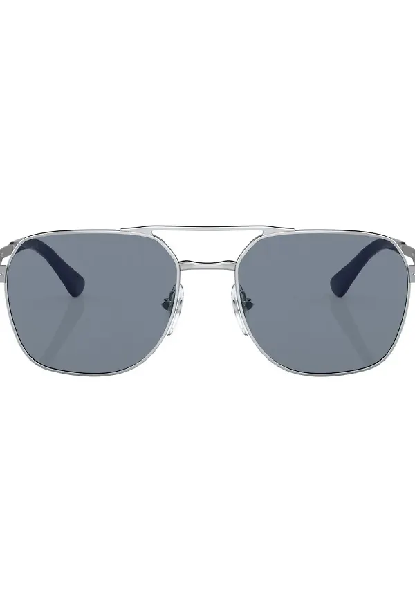 Persol tonade fyrkantiga solglasögon - Silverfärgad