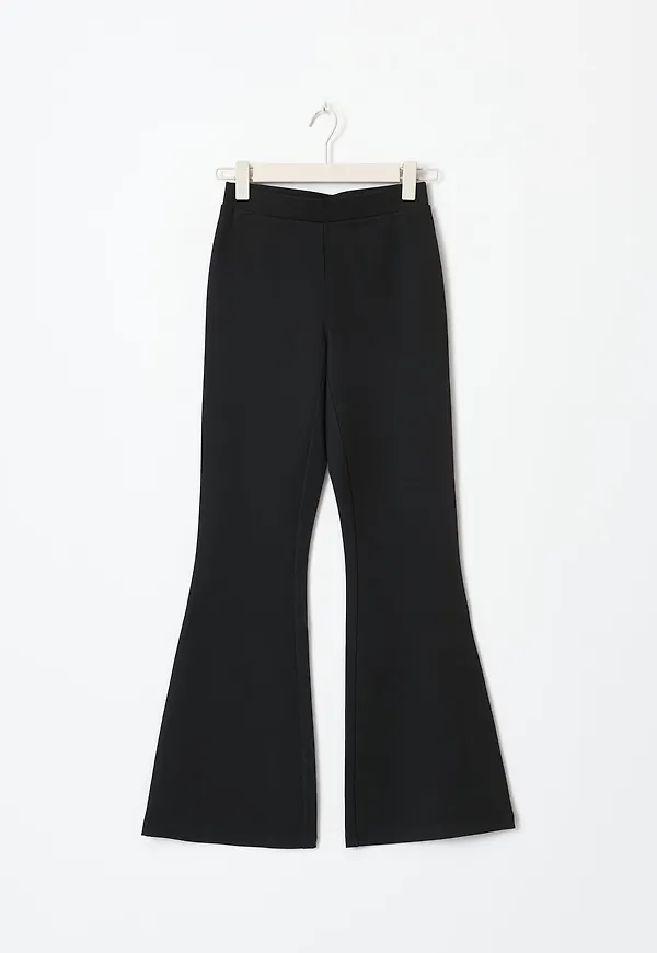 Gina Tricot - Petite trousers - utsvängda byxor - Svart - XL - Dam
