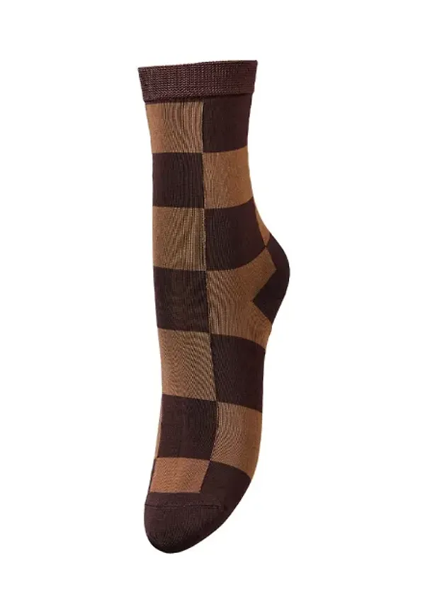 Petula Check Sock