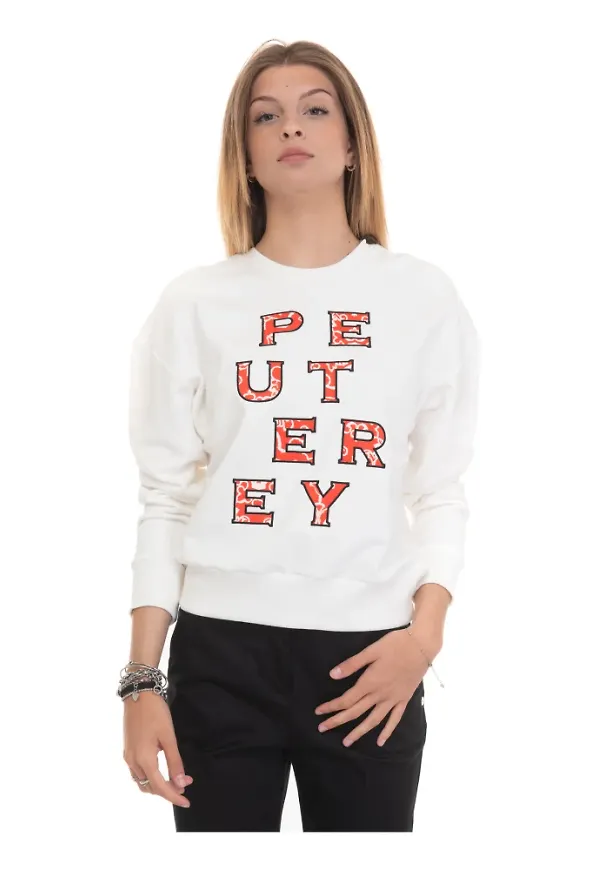 Peuterey Newtangaralet Crewneck sweatshirt Vit, Dam