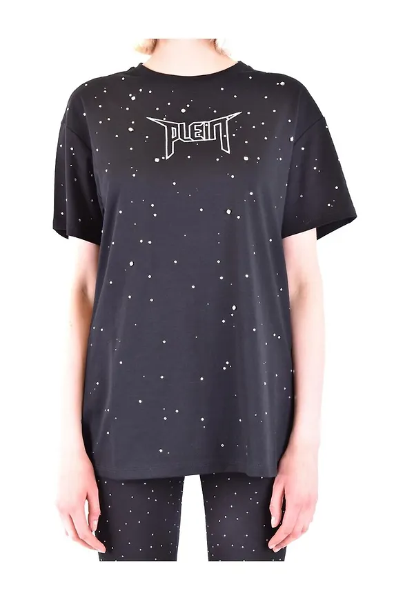 Philipp Plein - T-shirts - Svart - Dam - Storlek: S