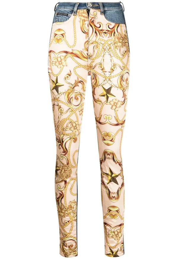 Philipp Plein Baroque skinny-jeans - Neutral