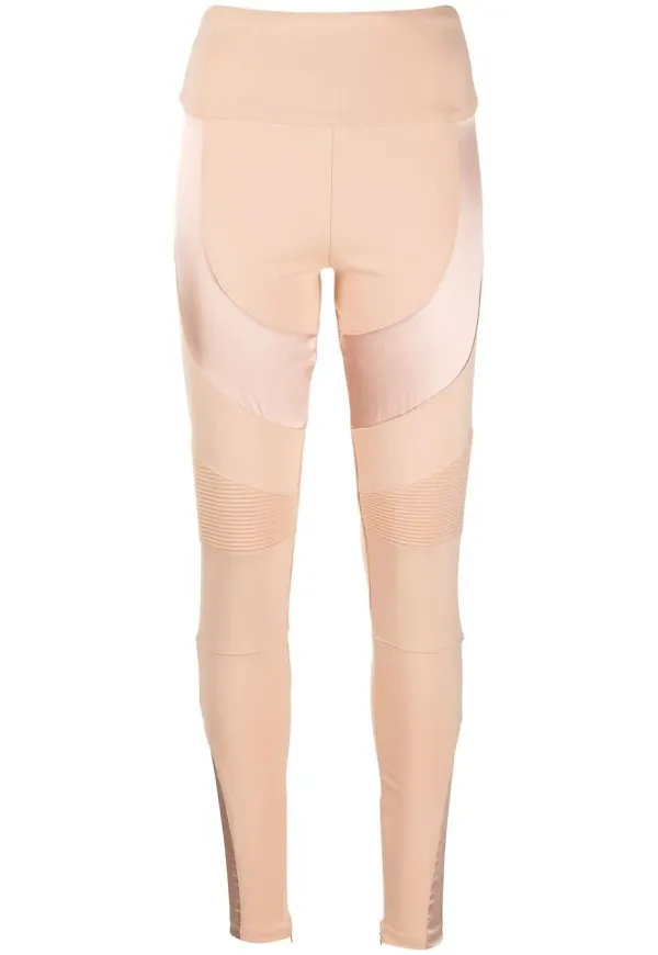 Philipp Plein bikerleggings med panel - Neutral