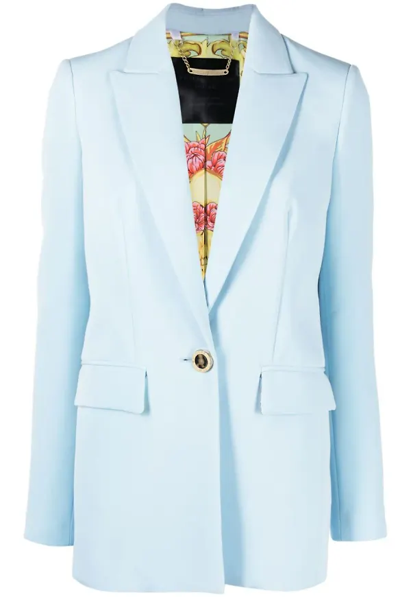 Philipp Plein blazer i boyfriend-modell - Blå