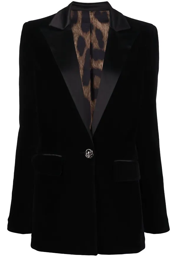 Philipp Plein blazer med strass - Svart