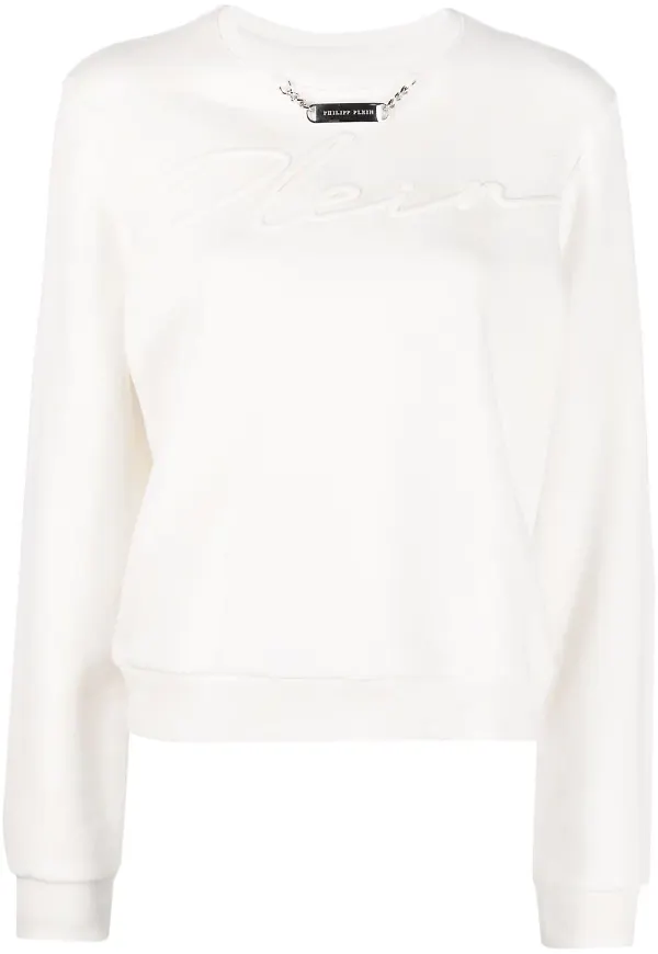 Philipp Plein Brodyr Signature sweatshirt - Vit