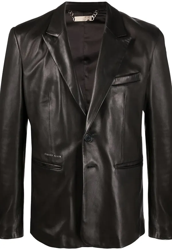 Philipp Plein Casanova skinnblazer - Svart