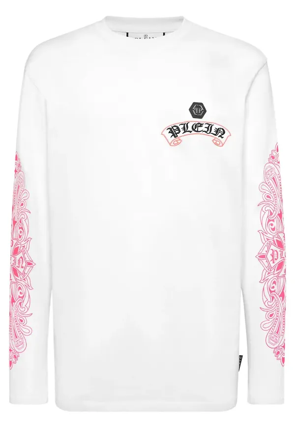 Philipp Plein Chrome Crest t-shirt - Vit