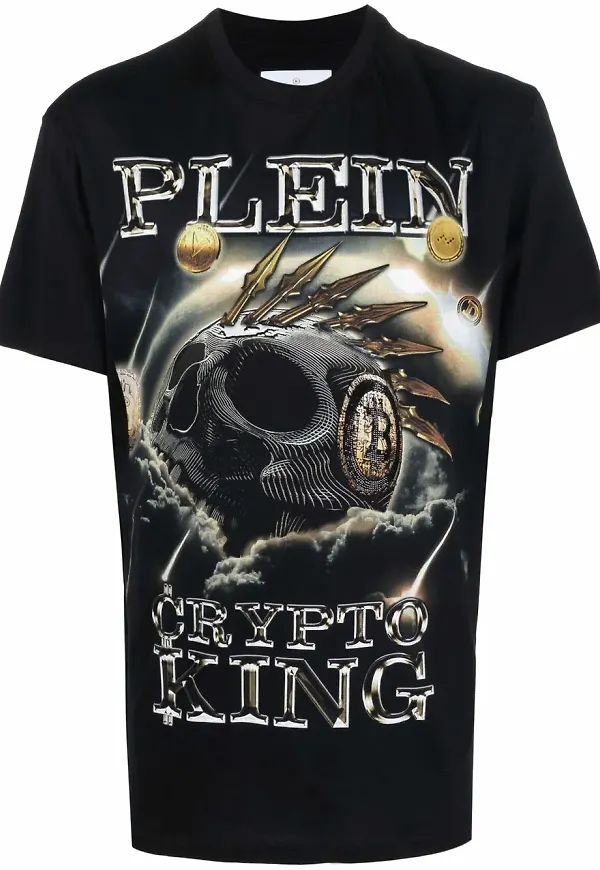 Philipp Plein Crypto King t-shirt - Svart
