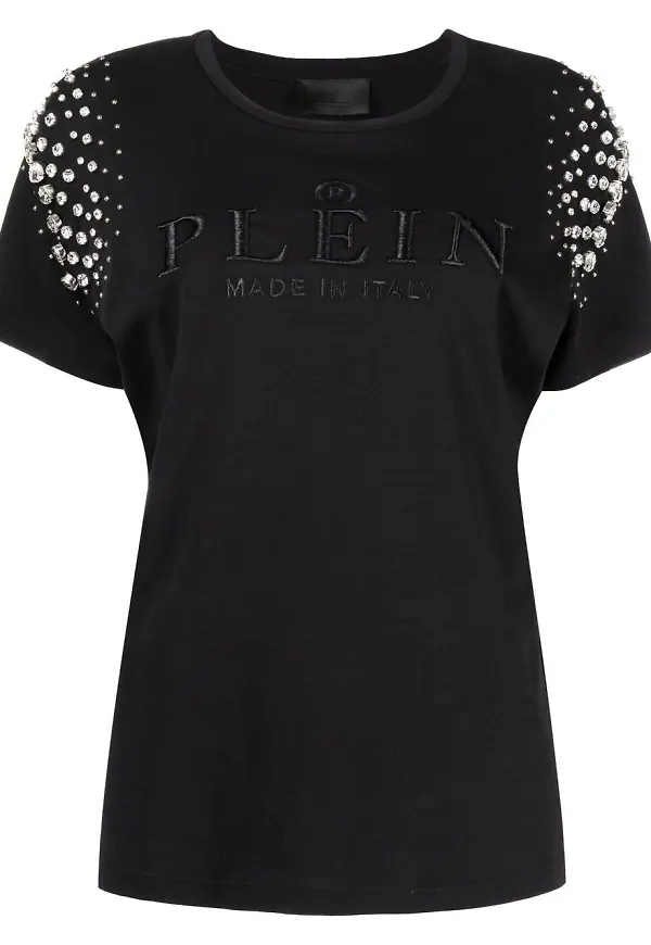 Philipp Plein Crystal Iconic t-shirt - Svart