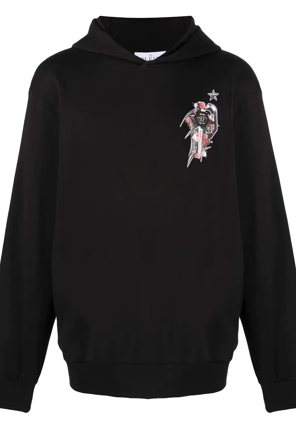 Philipp Plein Dark Romance hoodie - Svart
