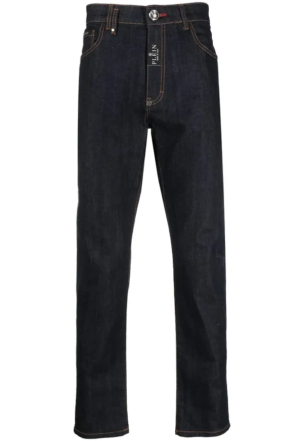 Philipp Plein Detroit straight-jeans - Blå