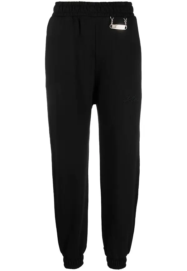 Philipp Plein elastiska sweatpants - Svart