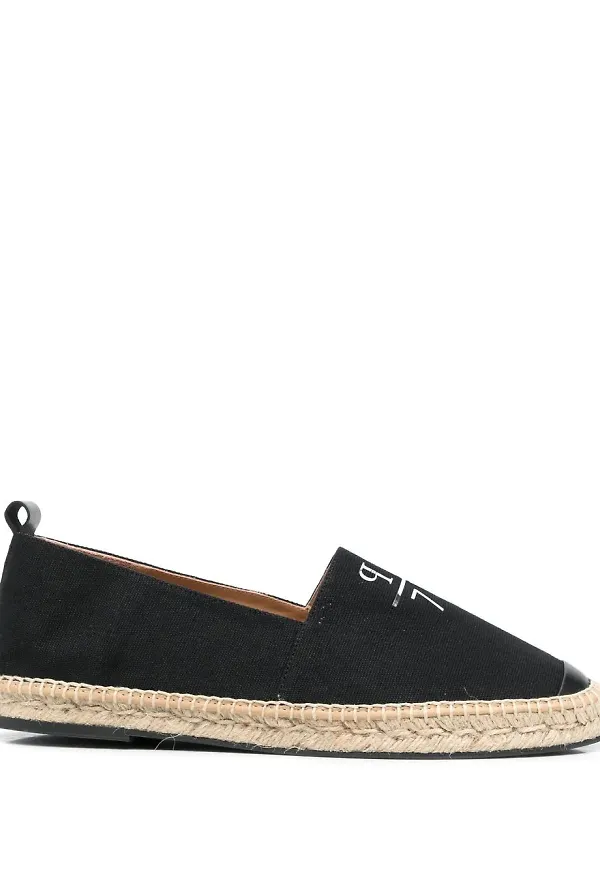 Philipp Plein espadrillos med logotyp - Svart
