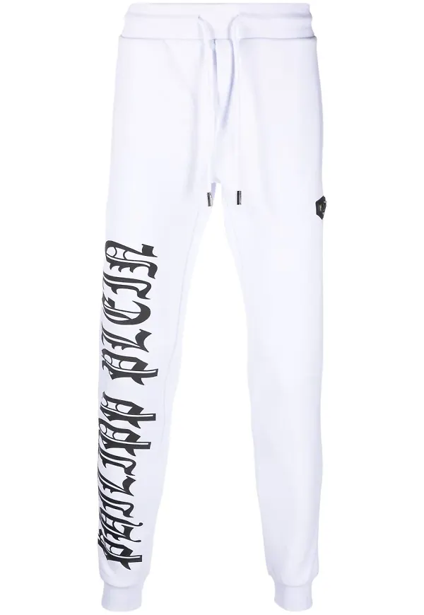 Philipp Plein Gothic Plein sweatpants - Vit