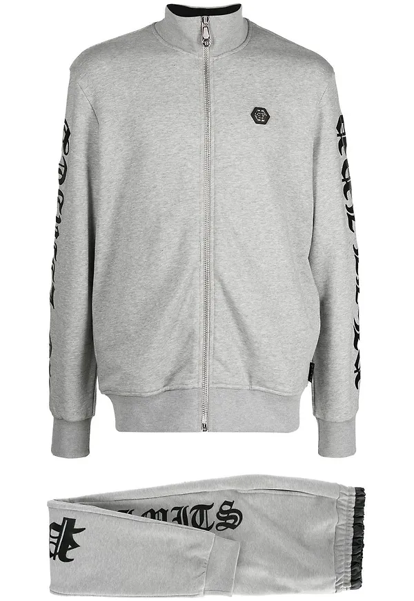 Philipp Plein Gothic Plein träningsställ - Grå