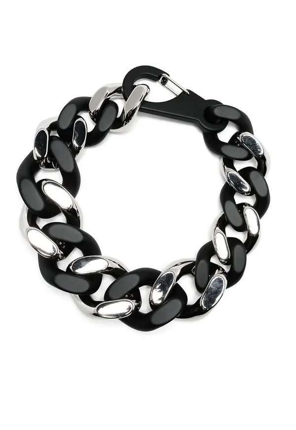 Philipp Plein grovt kedjehalsband - Svart