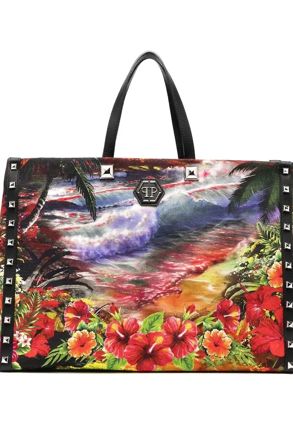 Philipp Plein Hawaii totebag - Svart