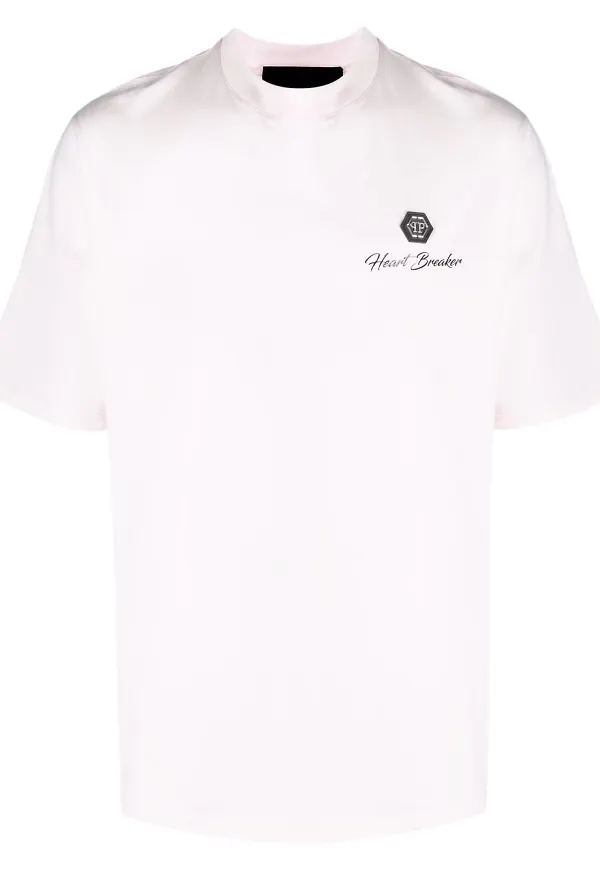 Philipp Plein Heart Breaker t-shirt - Rosa