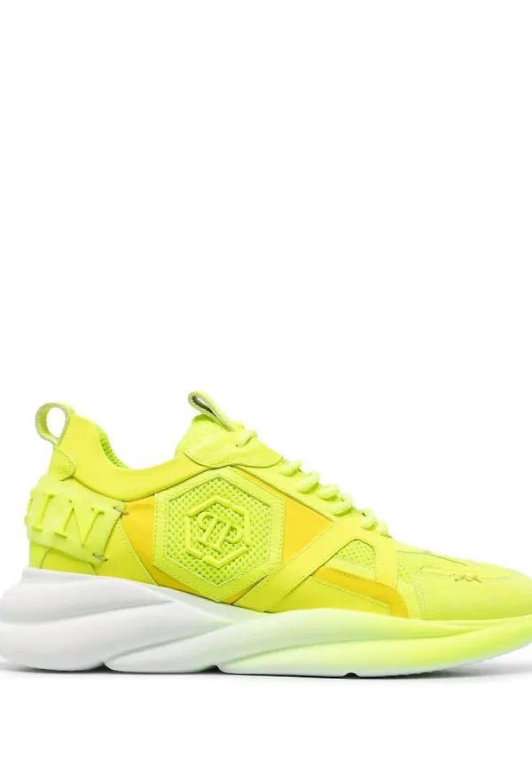 Philipp Plein Hurricane grova sneakers - Gul
