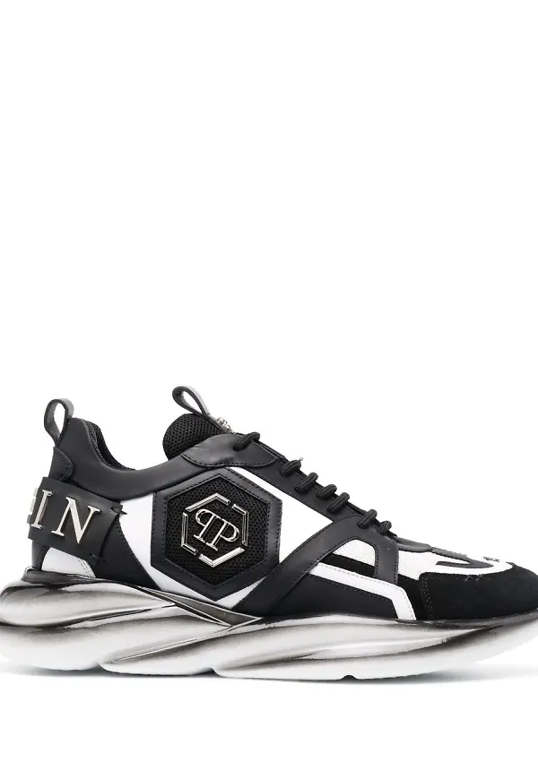 Philipp Plein Hurricane grova sneakers - Svart
