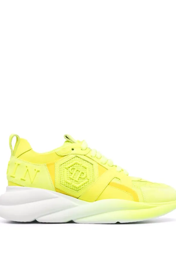 Philipp Plein Hurricane löparsneakers - Gul