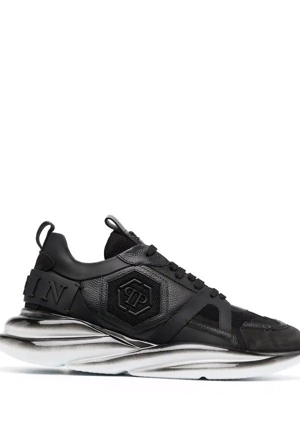 Philipp Plein Hurricane löparsneakers - Svart