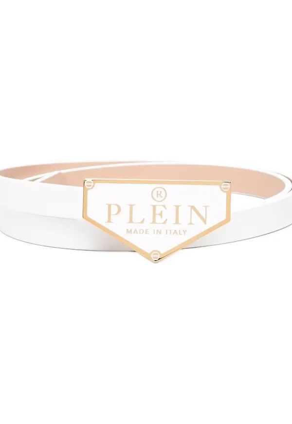 Philipp Plein Iconic Plein bälte - Vit