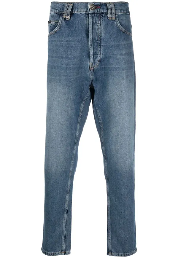 Philipp Plein Iconic Plein jeans - Blå