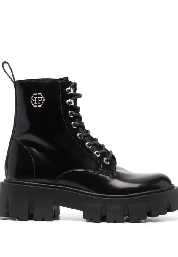 Philipp Plein Iconic Plein stövletter - Svart