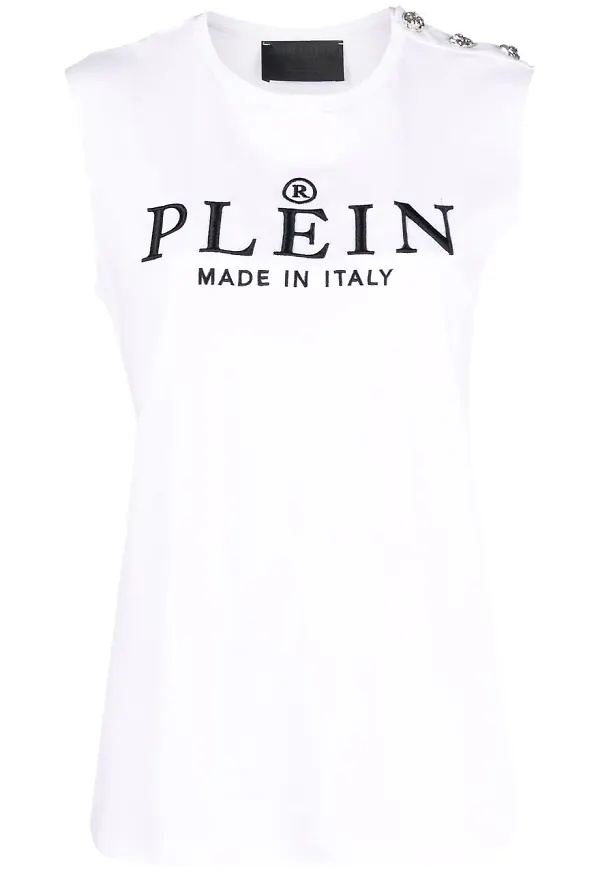 Philipp Plein Iconic Plein topp - Vit