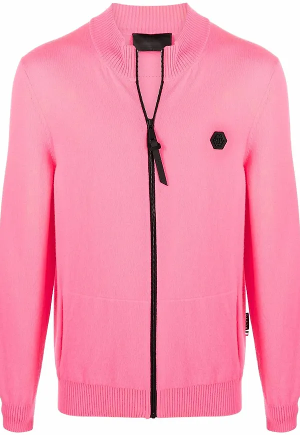 Philipp Plein kofta med dragkedja - Rosa