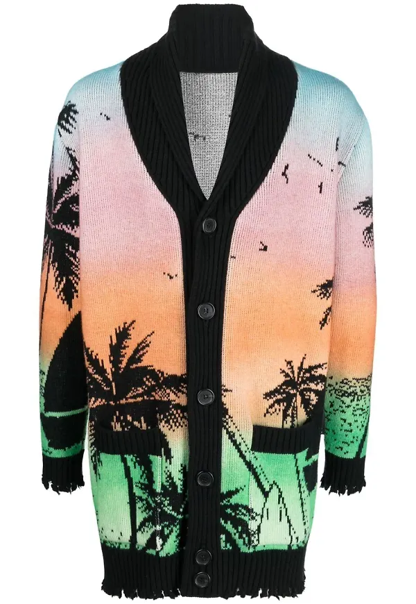 Philipp Plein kofta med Hawaii-tryck - Rosa