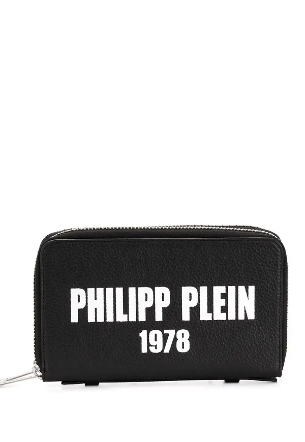 Philipp Plein kontinentalplånbok - Svart