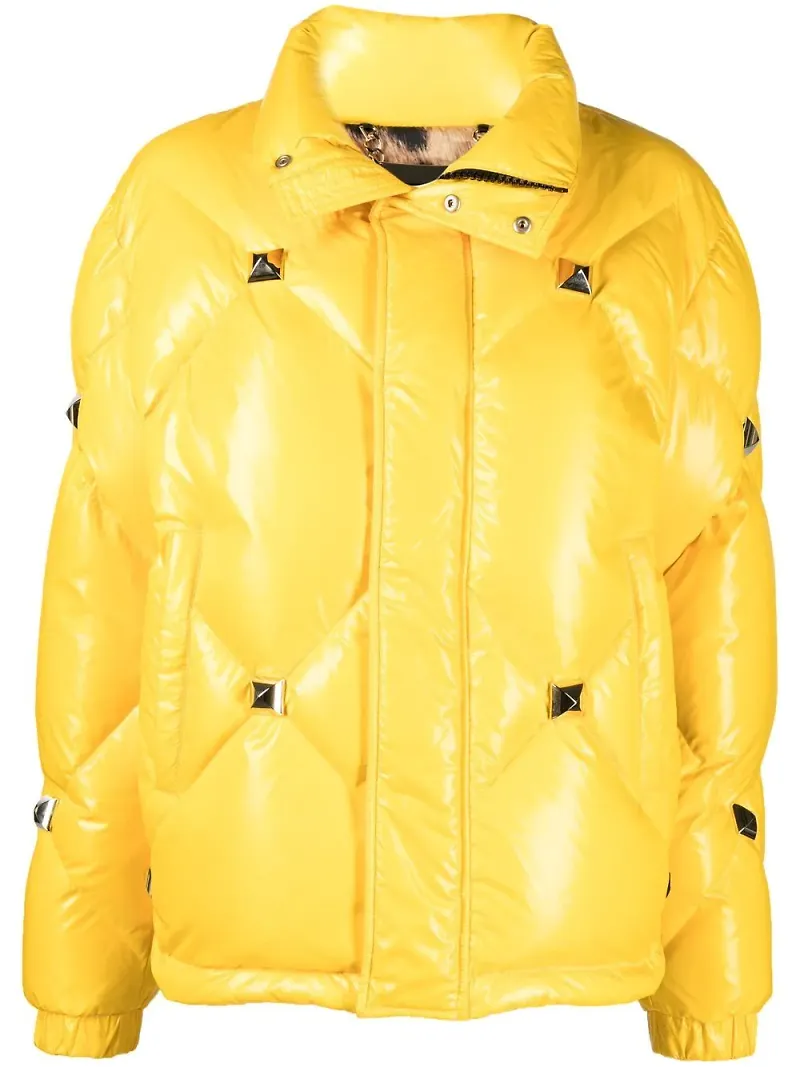 Philipp Plein kort puffjacka - Gul