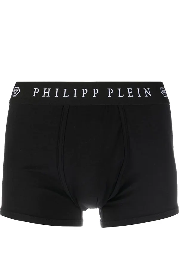Philipp Plein logo-print boxers - Svart