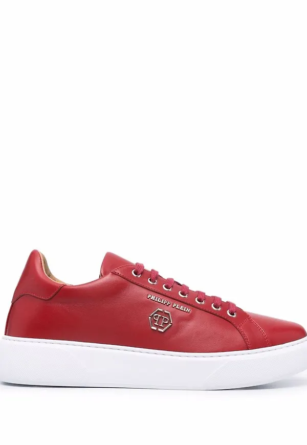 Philipp Plein låga sneakers - Röd