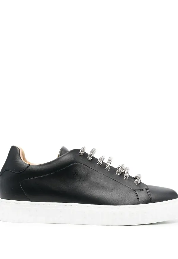 Philipp Plein låga sneakers - Svart