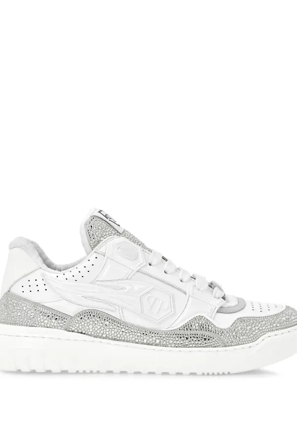 Philipp Plein Moon Walker låga sneakers - Vit
