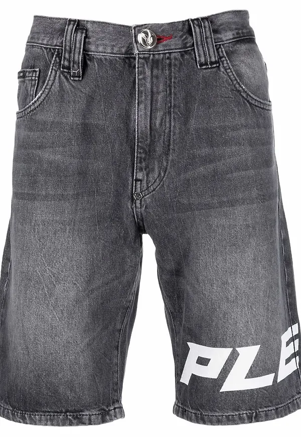 Philipp Plein Mykonos knäshorts - Grå