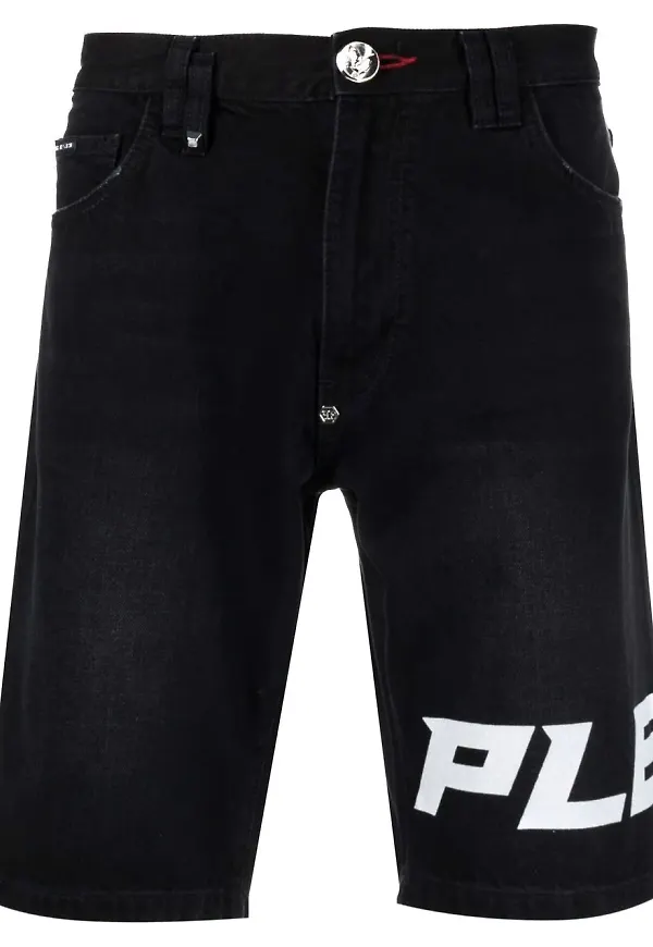 Philipp Plein Mykonos knäshorts - Svart