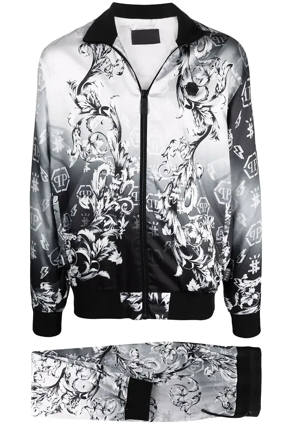 Philipp Plein New Baroque mjukisoverall - Grå