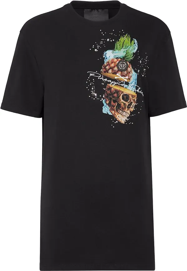 Philipp Plein Pineapple Skies t-shirt - Svart