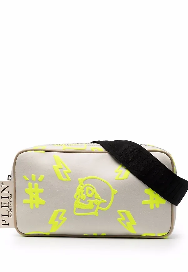 Philipp Plein präglad midjeväska - Neutral