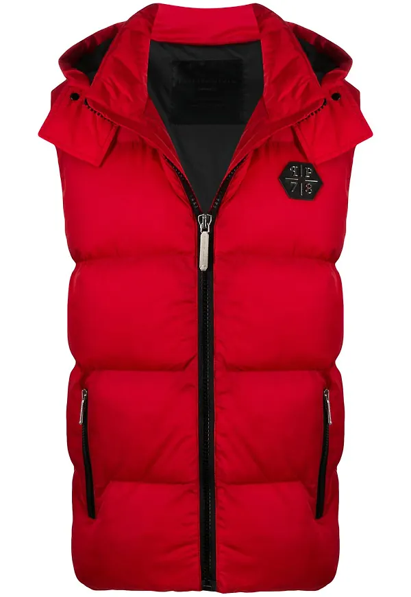 Philipp Plein puffväst - Röd