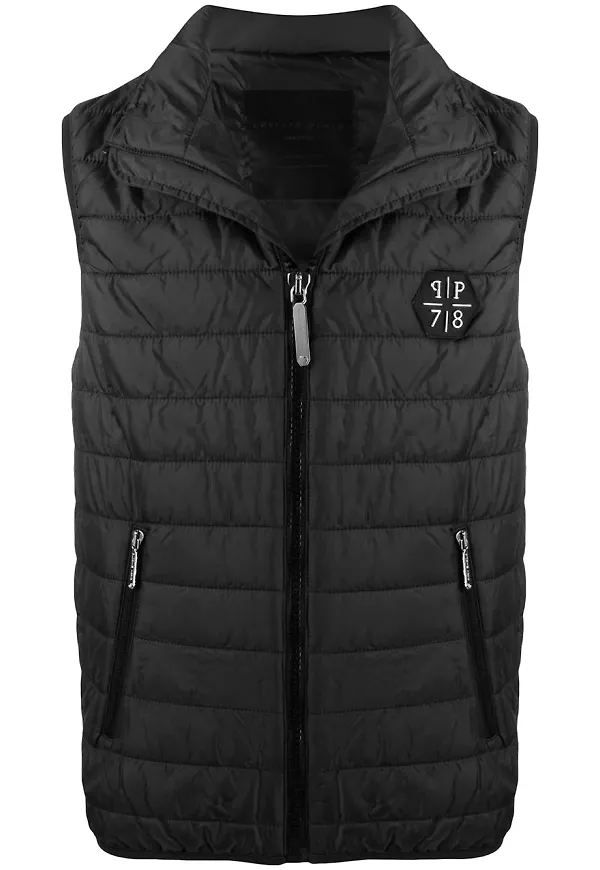 Philipp Plein puffväst - Svart