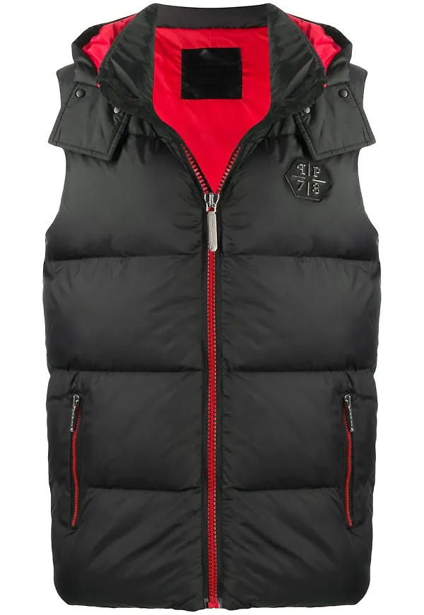 Philipp Plein puffväst - Svart