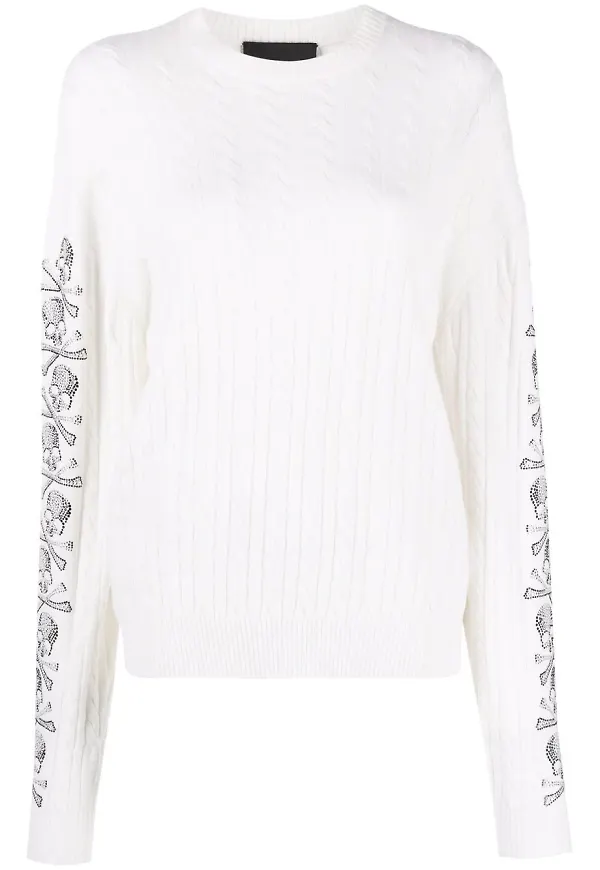 Philipp Plein pullover med dödskalle - Neutral